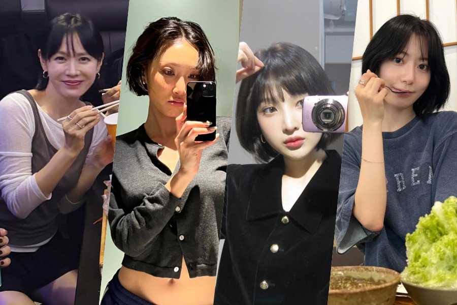 사진: 손예진, 화사, 조이, 사쿠라 인스타그램