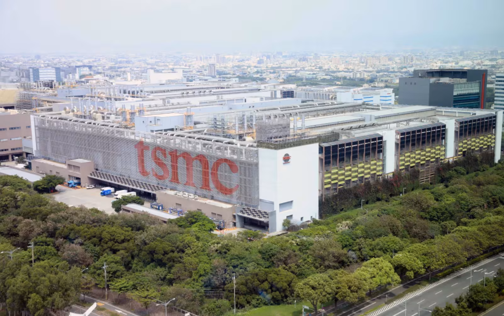 대만 타이중에 있는 TSMC 반도체 생산공장. /TSMC 제공