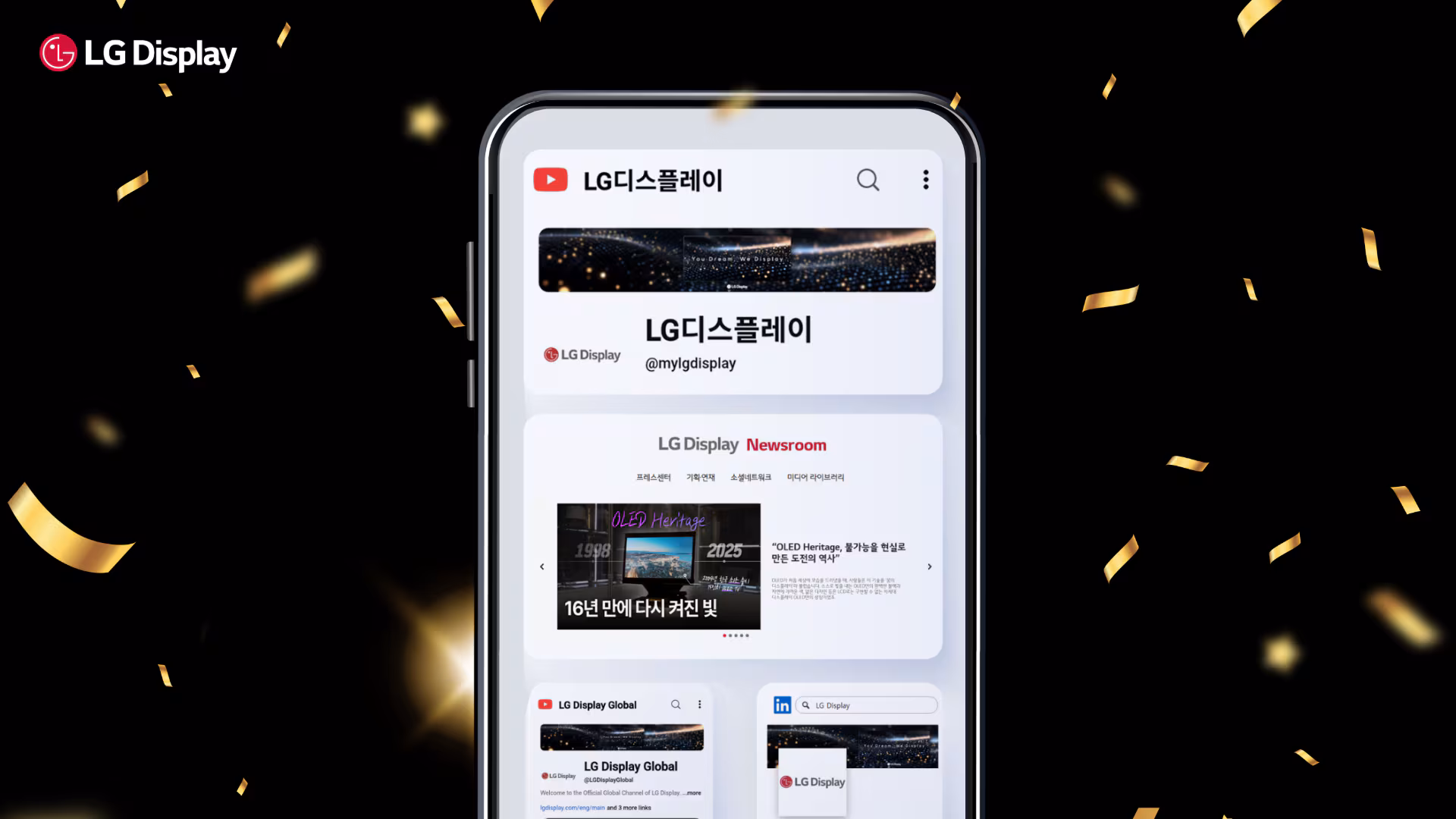 LG디스플레이 ‘2025 대한민국 SNS 대상' 수상./LG디스플레이 제공
