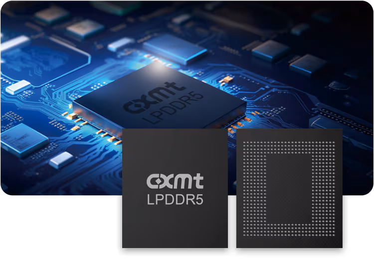 창신메모리테크놀로지(CXMT)가 출시한 LPDDR5 이미지./CXMT 홈페이지