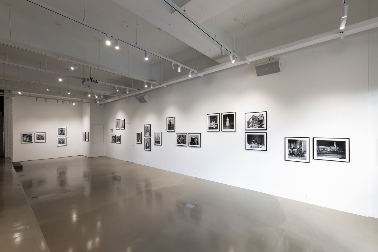 Installation view of