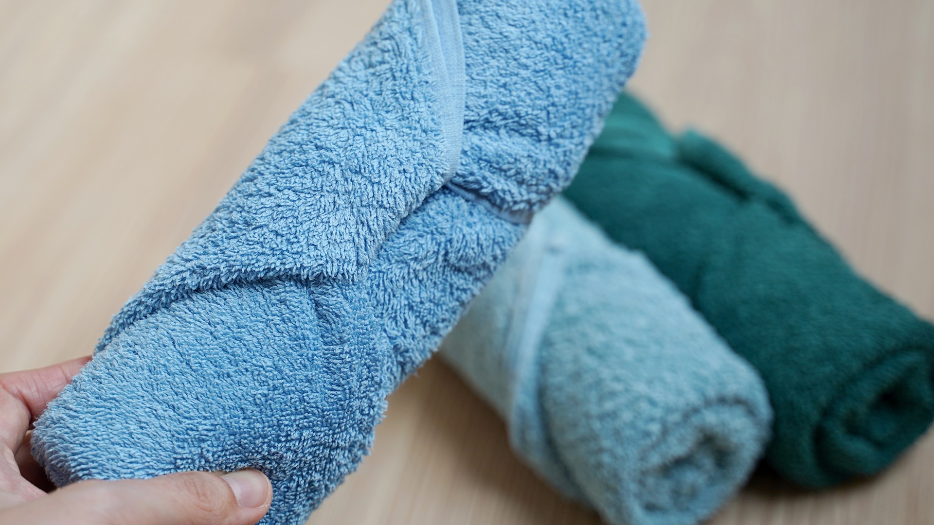 호텔식 수건 접는법