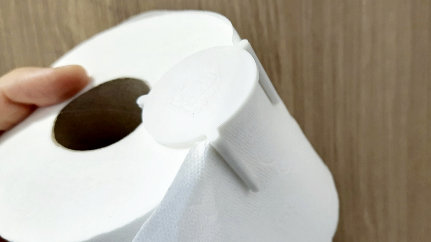 피자 삼발이 휴지에 꽂기 활용법