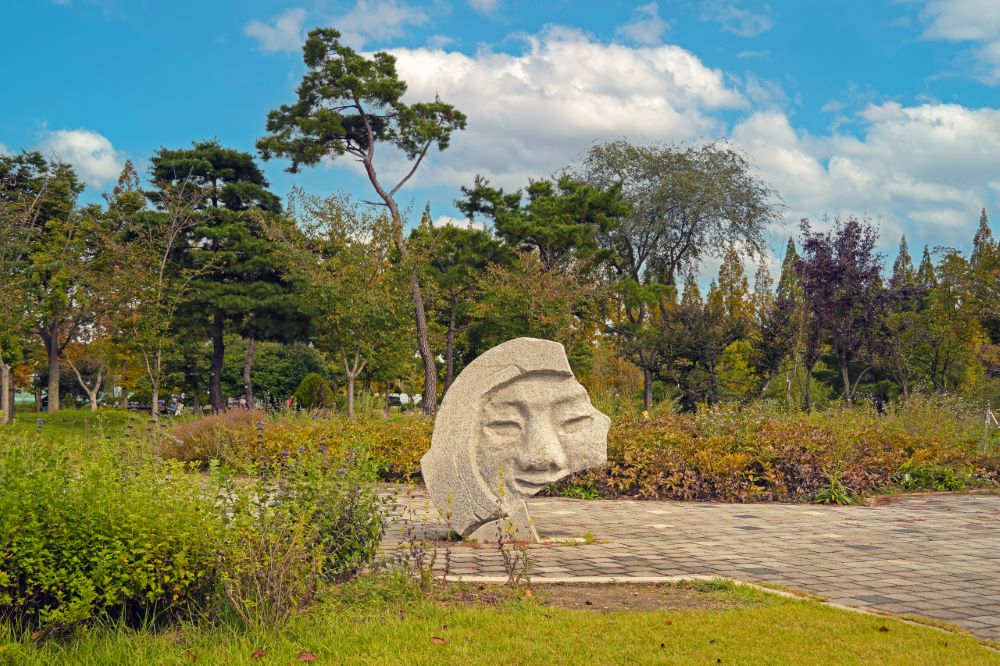 수막새 포토존 / 사진=경주문화관광