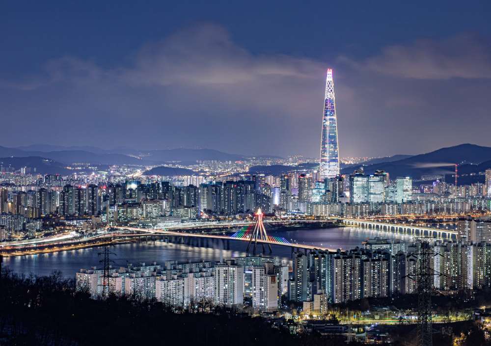 아차산은 야경도 끝내준다 / 사진=서울아카이브