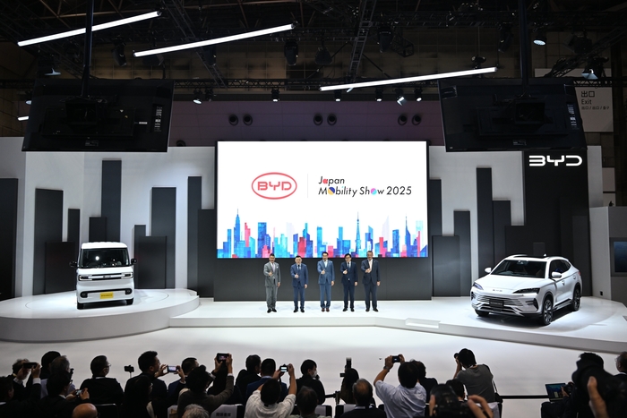 2025 재팬 모빌리티쇼 BYD 프레스 컨퍼런스 사진 | BYD