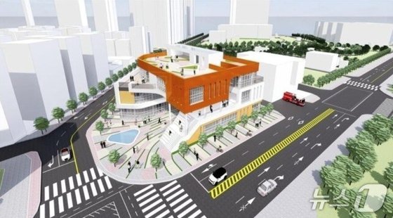  The design proposal by Archimil Design Group, selected as the top winner in the Ministry of Unification\'s design competition for the National North Korean Human Rights Center / Provided by the Ministry of Unification