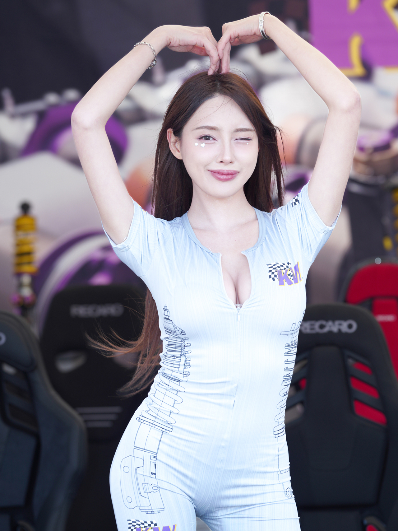 사진= 현대n페스티벌 sonic부스 포즈타임 모델 엘라