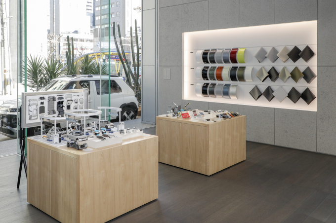 오사카 CXC 1층 전시 공간의 모습. /사진=한국자동차기자협회