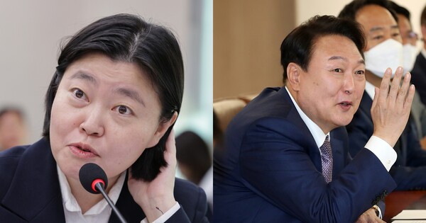 임은정 서울동부지검장(좌), 윤석열 전 대통령(우). ⓒ뉴스1