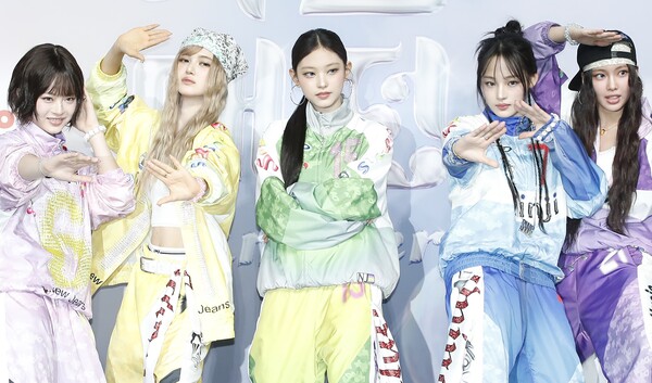 그룹 뉴진스 멤버 하니, 다니엘, 해린, 민지, 혜인. ⓒ뉴스1 