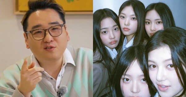 윤일상(좌), 뉴진스(우). ⓒMBN, 뉴진스 인스타그램
