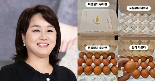 이경실(좌), 이경실이 판매하던 우아란(우). ⓒ뉴스1, SNS
