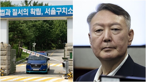 경기 의왕 서울구치소(왼), 윤석열 전 대통령(오). ⓒ뉴스1 