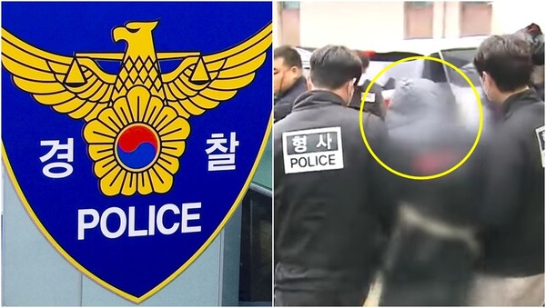 기사와 상관 없는 자료사진(왼), 취재진의 질문에 묵묵부답으로 일관한 친모와 계부(오). ⓒ뉴스1, YTN 뉴스 캡처 