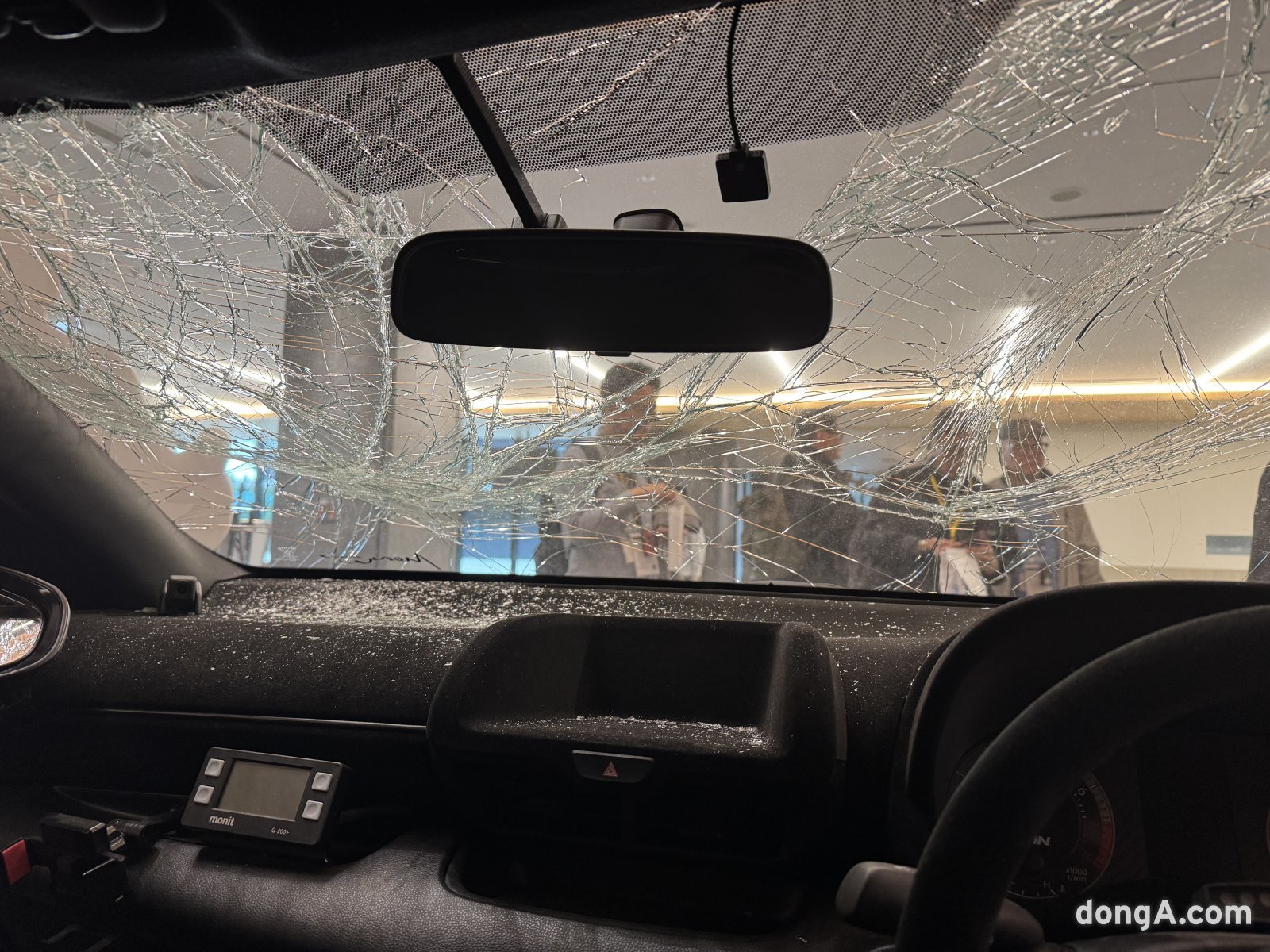 도요타 테크니컬 센터 시모야마에는 아키오 도요타그룹 회장이 ‘GR 야리스’ 주행 테스트 중 전복 사고를 겪었던 차량이 전시돼 있다.