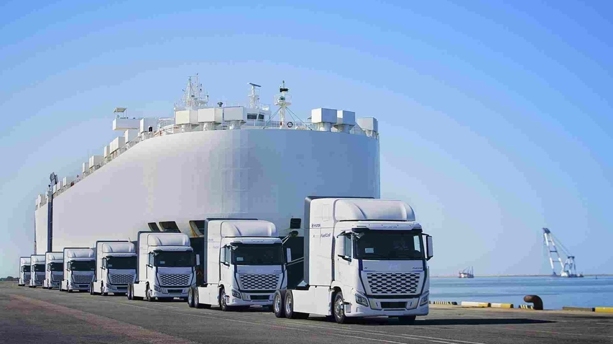 현대자동차 수소전기 대형트럭 '엑시언트'. (사진=현대차)