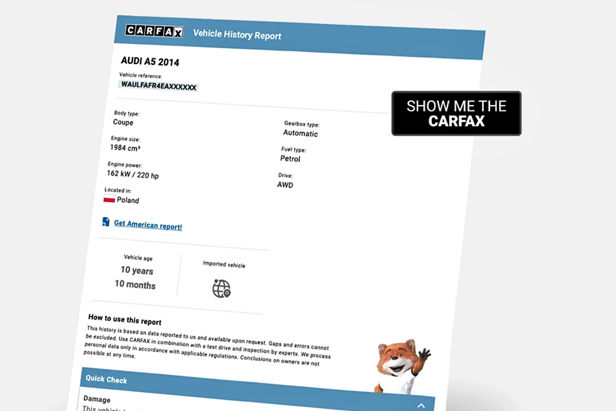 사진 출처 = 'CARFAX'