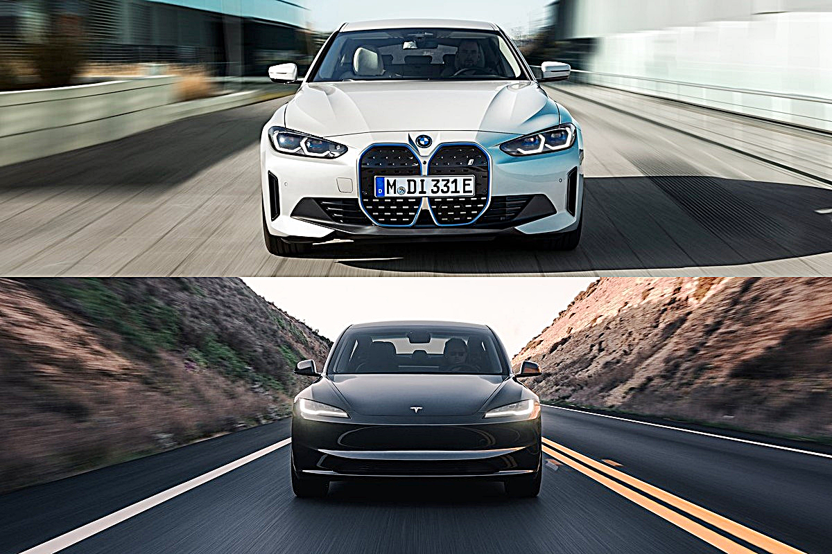 사진 출처 = BMW, 테슬라