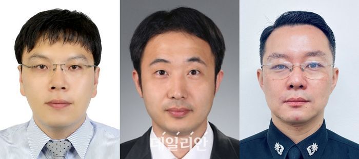 (왼쪽부터) 김상동 DGIST 책임연구원, 김봉석 선임전임연구원, 해군사관학교 최영두 교수.ⓒ대구경북과학기술원