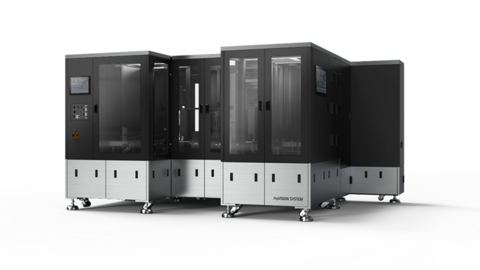 하이비젼시스템 시린지 이물 자동화 검사 설비(HBSI-130). 〈사진 하이비젼시스템 제공〉