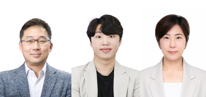 (왼쪽부터) 고재원 DGIST 교수, 장규빈 연구원 및 충남대학교 한경아 교수