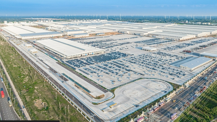 BYD 정저우 공장 전경.