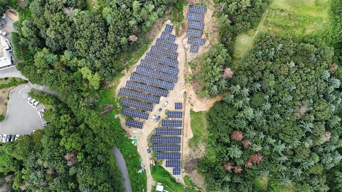 SK이터닉스 '솔라파크 춘천 군자1호' 태양광 발전소. SK이터닉스