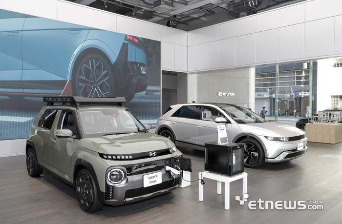 현대모빌리티재팬(HMJ) 오사카 고객경험센터(CXC) 전시 공간