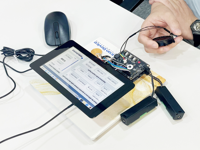 아이언디바이스 오디오-결합-햅틱 드라이버. (사진=아이언디바이스)