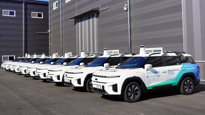 라이드플럭스 자율주행 카셰어링 차량