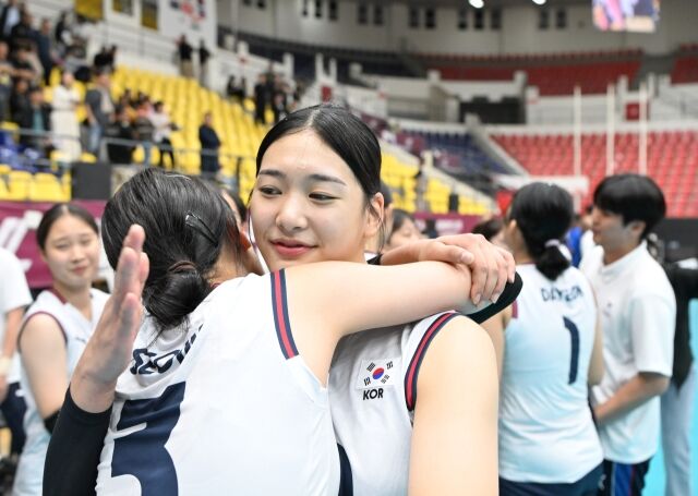 U16 여자배구대표팀의 주장 손서연./AVC