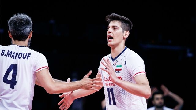 이란 국가대표 아포짓 카제미./FIVB