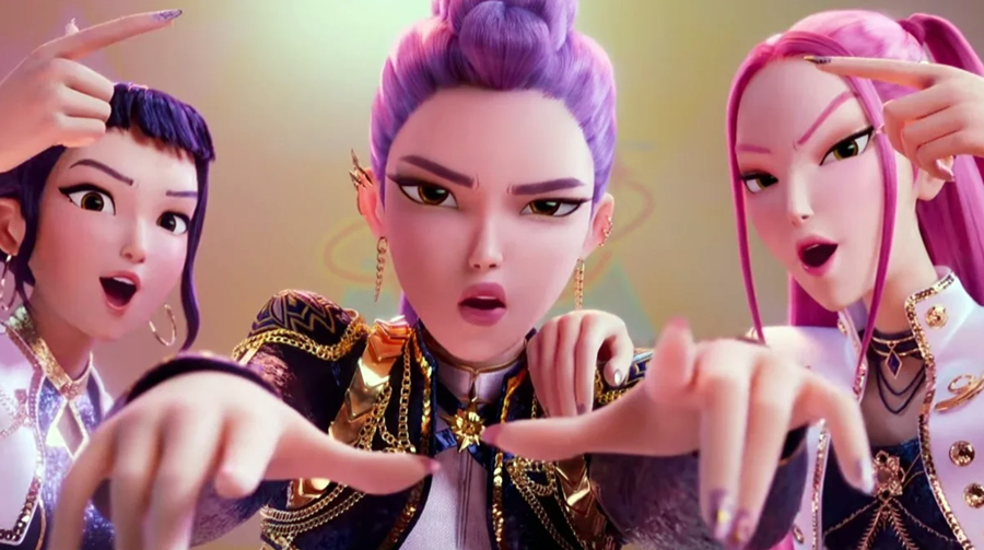 지난 6월20일 공개 이후 식지 않은 인기를 보여주고 있는 '케이팝 데몬 헌터스'의 한 장면. 사진제공=넷플릭스