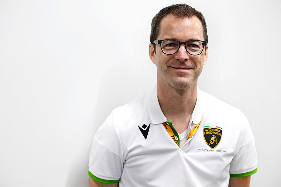 람보르기니 레이스카 개발 총괄 스테판 구거. 사진: 김학수 기자