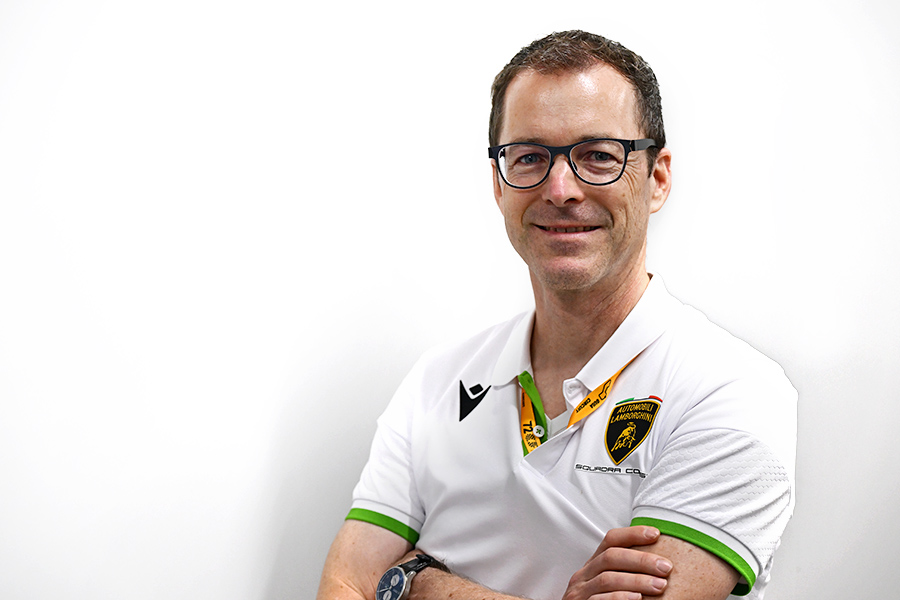 람보르기니 레이스카 개발 총괄 스테판 구거. 사진: 김학수 기자