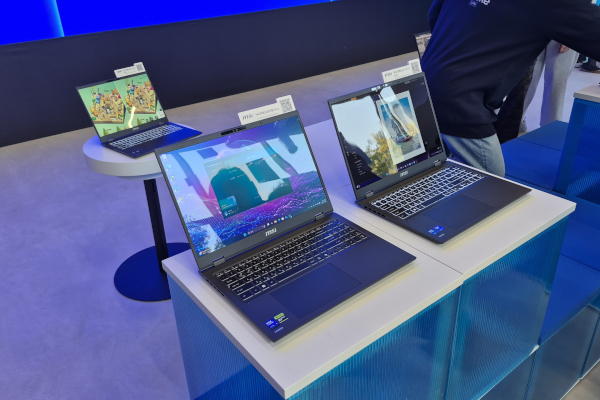 인텔 코어 울트라 2세대 프로세서 기반 주요 제품들을 체험할 수 있다. / 권용만 기자