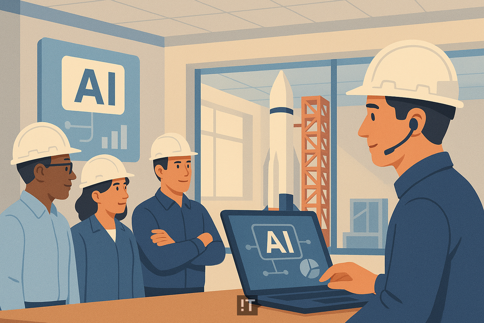 글로벌 우주산업은 이미 제조·발사·위성 운용 전 과정이 인공지능(AI) 기반으로 재편된 시장에 들어섰다. / AI로 생성한 이미지