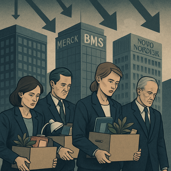 미국과 유럽의 글로벌 제약사들이 연말을 앞두고 대규모 구조조정에 나섰다. / AI 생성 이미지