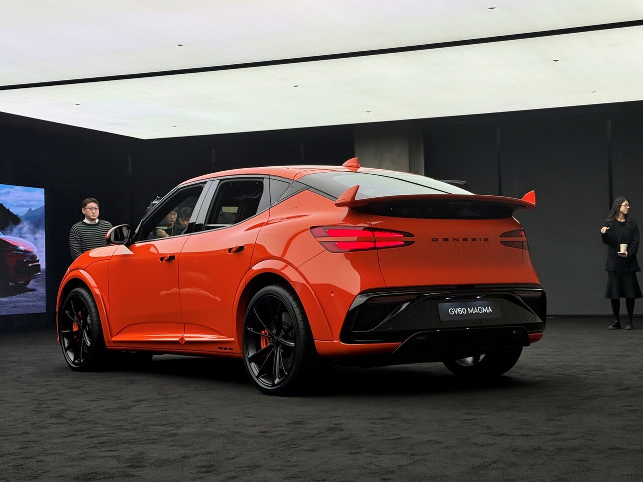 제네시스 GV60 마그마 후면. / 허인학 기자