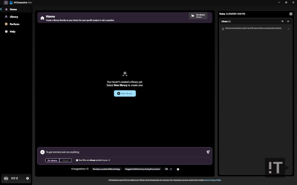 HP 옴니북 X 플립 14에 기본 탑재된 ‘HP AI 컴패니언’ 앱 / 권용만 기자
