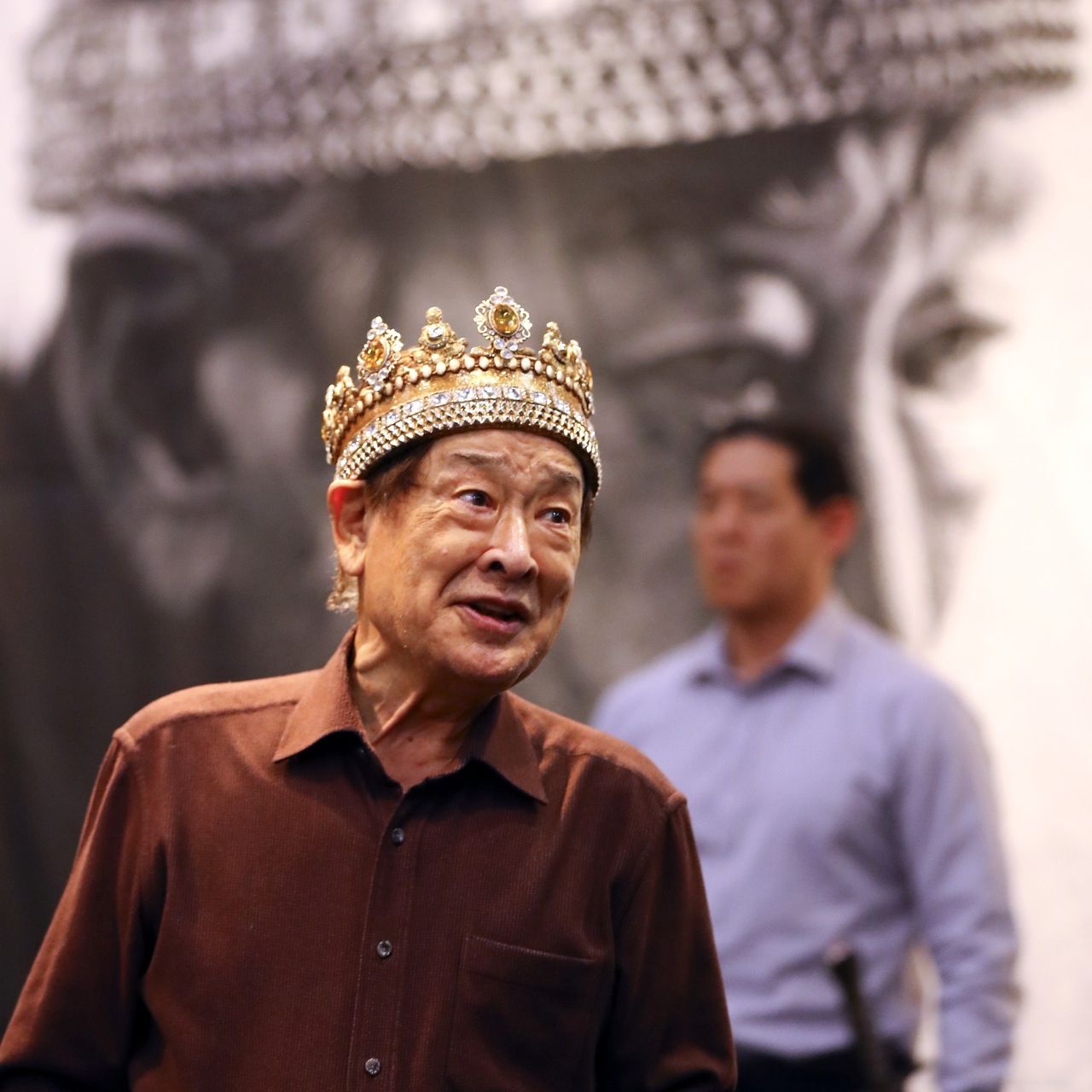 Lee Soon-jae in rehearsal for 