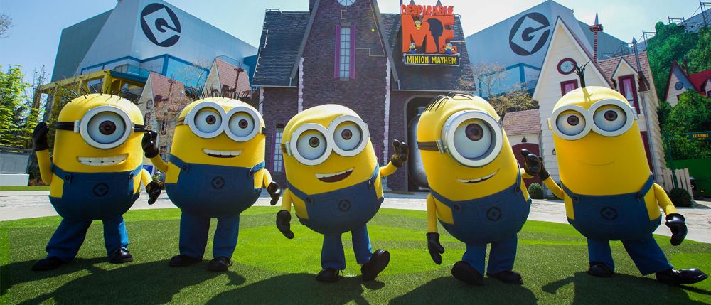 귀여운 미니언즈들이 기다리고 있다 / 사진출처=ⓒ유니버설 스튜디오 재팬 공식 홈페이지