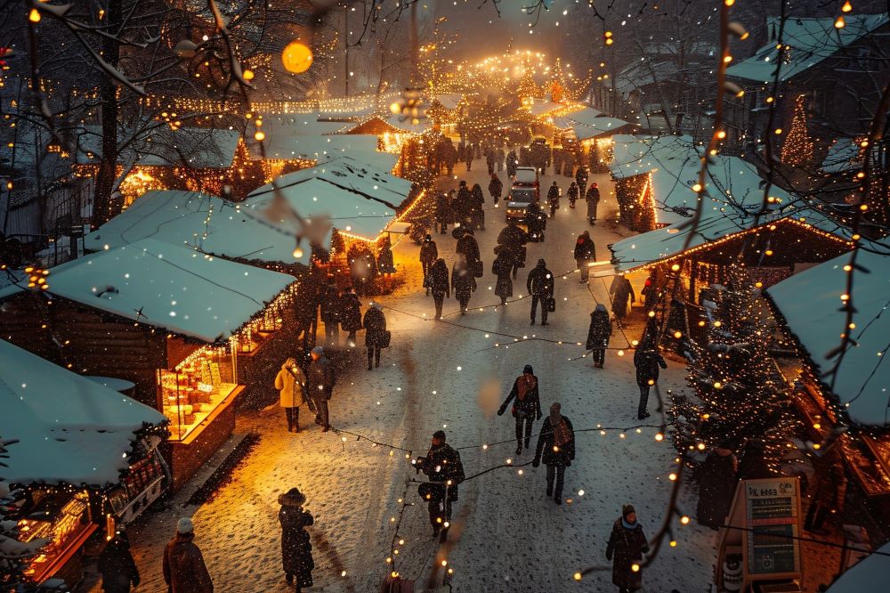 뮌헨 크리스마스 마켓 / Designed by Freepik
