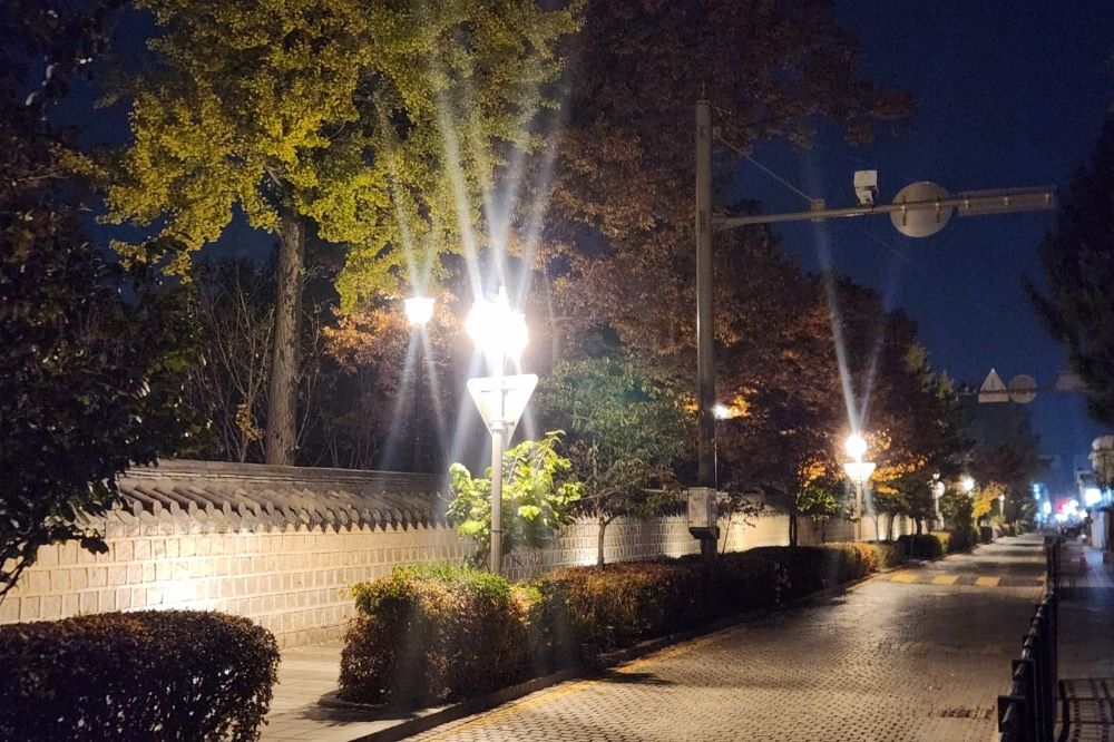 한옥마을 야간 산책 / 직접촬영