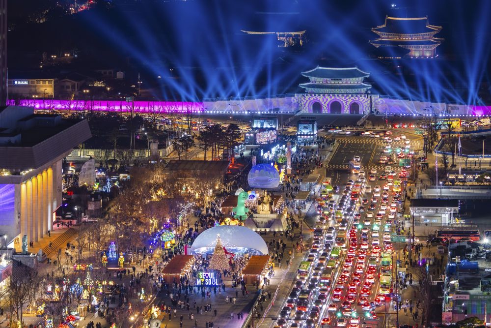 2023 서울빛초록축제 & 광화문 마켓 전경 / 사진=서울관광재단