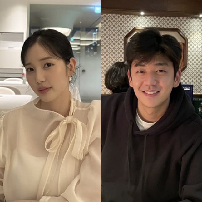 [사진=윤채경, 이용대 SNS]