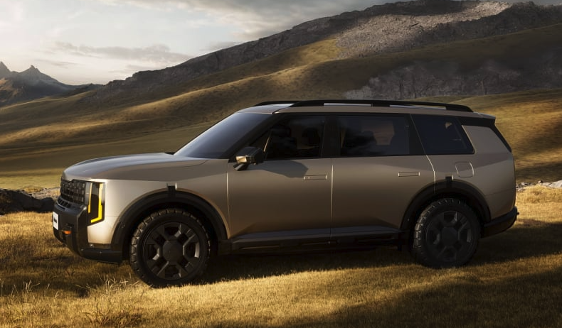 기아 텔루라이드 2세대 모델 공개 컬리넌이 보이는 디자인?