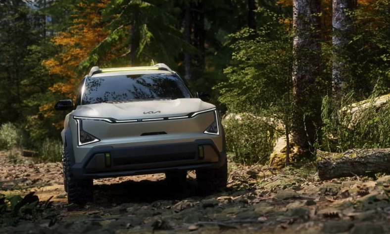 기아 EV5 위켄드 콘셉트 공개 현대적인 오프로더 모델