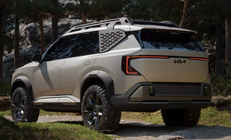 기아 EV5 위켄드 콘셉트 공개 현대적인 오프로더 모델